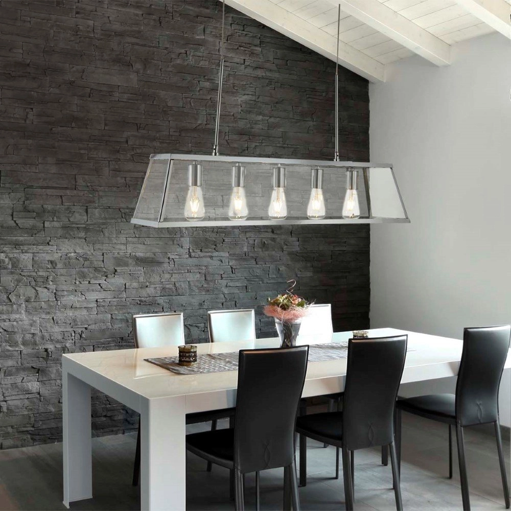 Lampe suspendue Voyager 5 lumières Searchlight 5053423097237