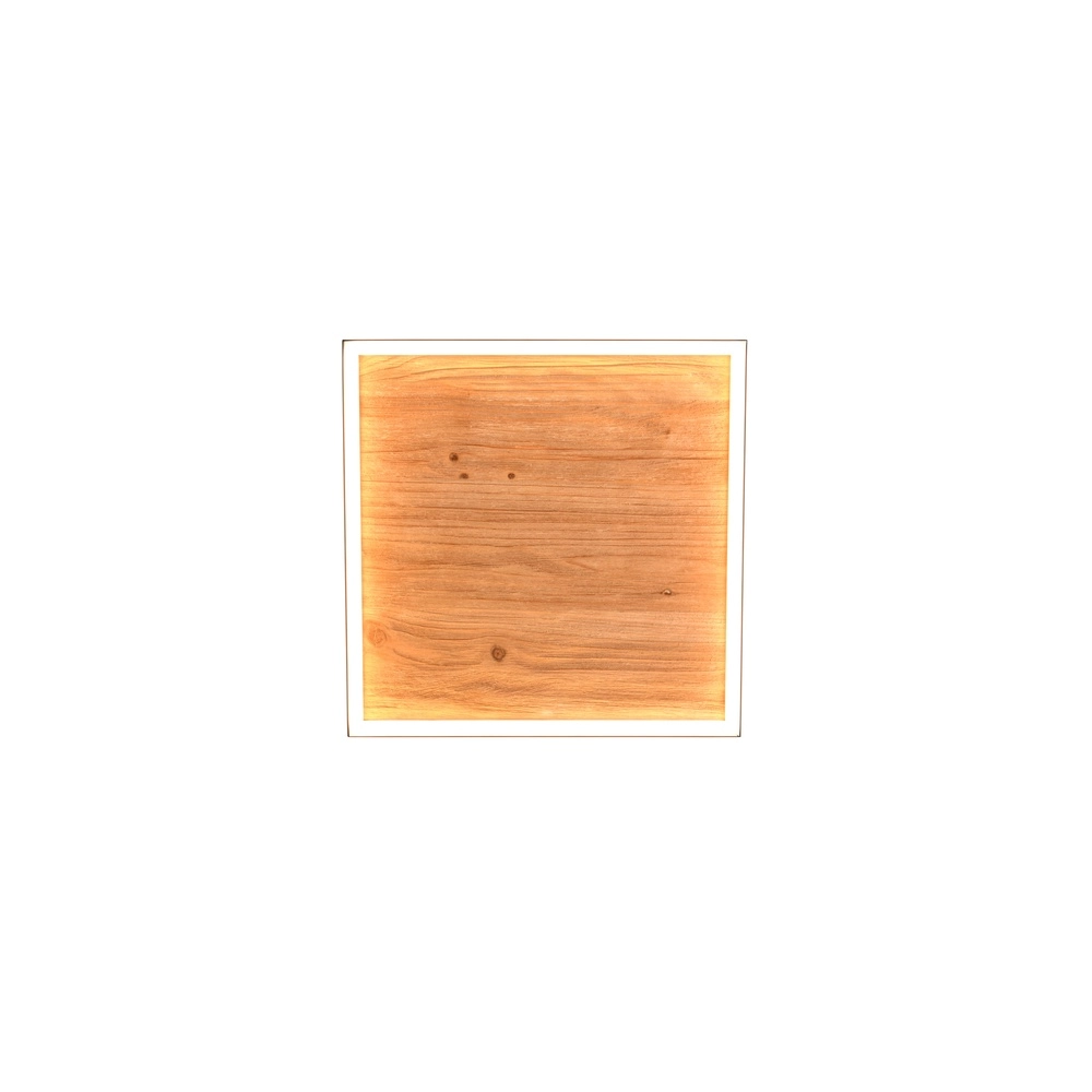 Plafonnier design Kalea noir avec bois Trio 4017807661507