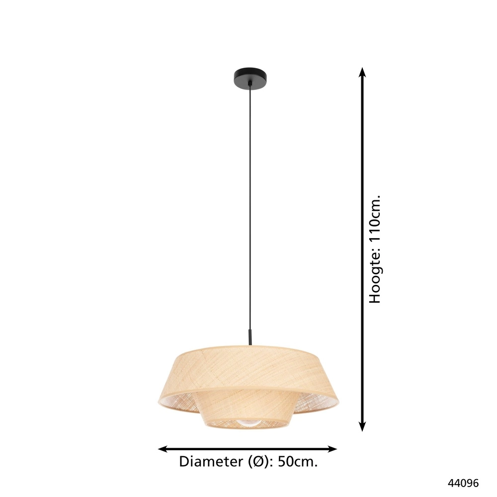 Lampe pendante scandinave Marford Ø 50cm - 1x E27 Eglo 9002759440961