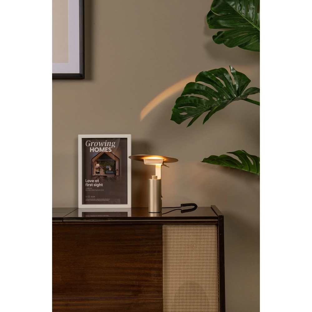 Lampe de bureau dorée Fits LED Premium by Lucide 5411212051622