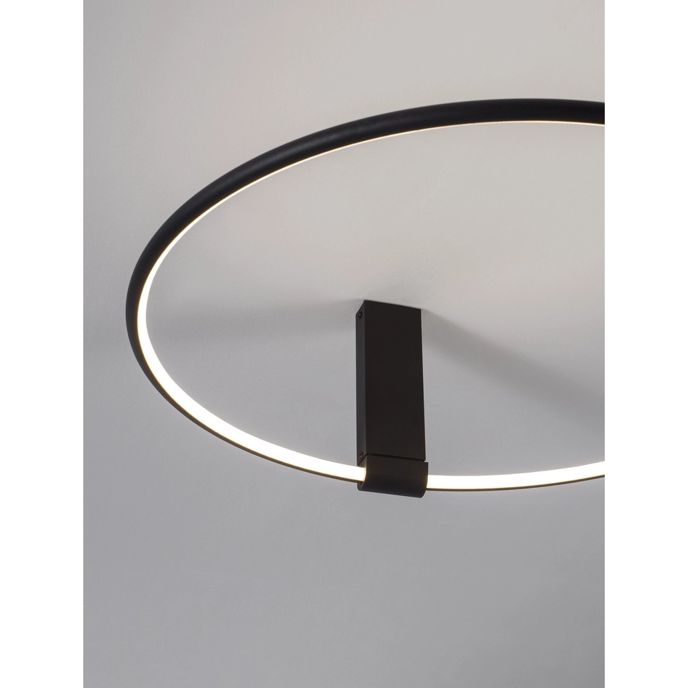 Plafonnier design Garve noir Ø 60cm Lyora 5212017431813