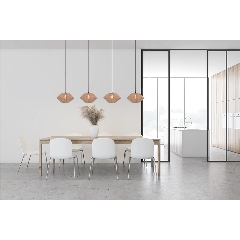 Lampe pendante de table à manger Bicono 4x Ø35cm Masterlight 8718121352763