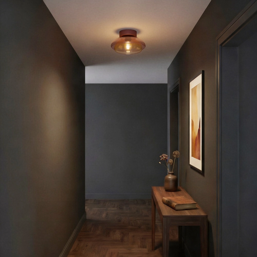 Lampe de plafond à design Salesiani Ø 30cm Eglo 9008606405756