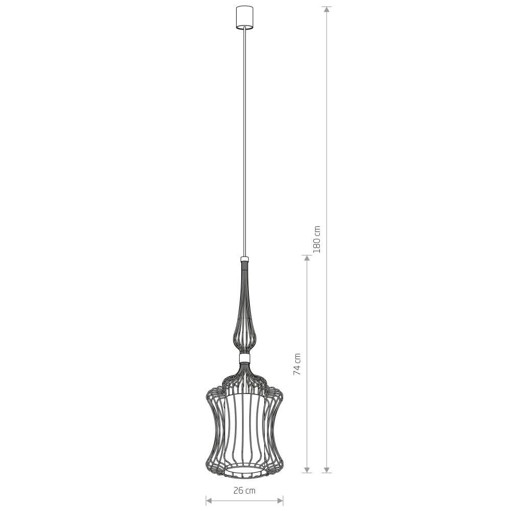 Lampe à main avec tissu Abi Ø 26 cm Lyora 5903139887090