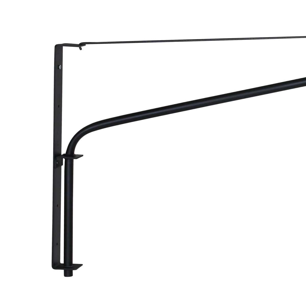 Applique Elegant Classy 50 cm noir avec abat-jour en velours vert Steinhauer 8712746146035