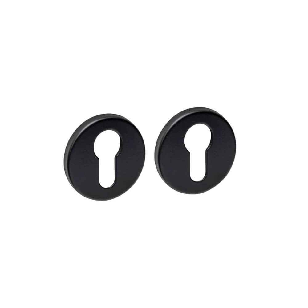Lot de 2 rosaces Tira Trou de cylindre noir Lot de 2 rosaces Tira Trou de cylindre noir