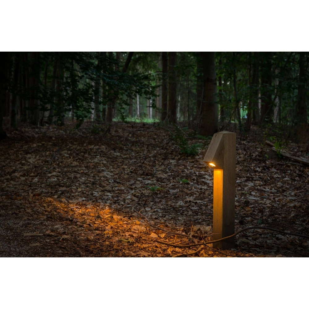 Éclairage de chemin en bois Peri 100 Chêne - 10x10x50 - 2700K Timberlab 8716803513969