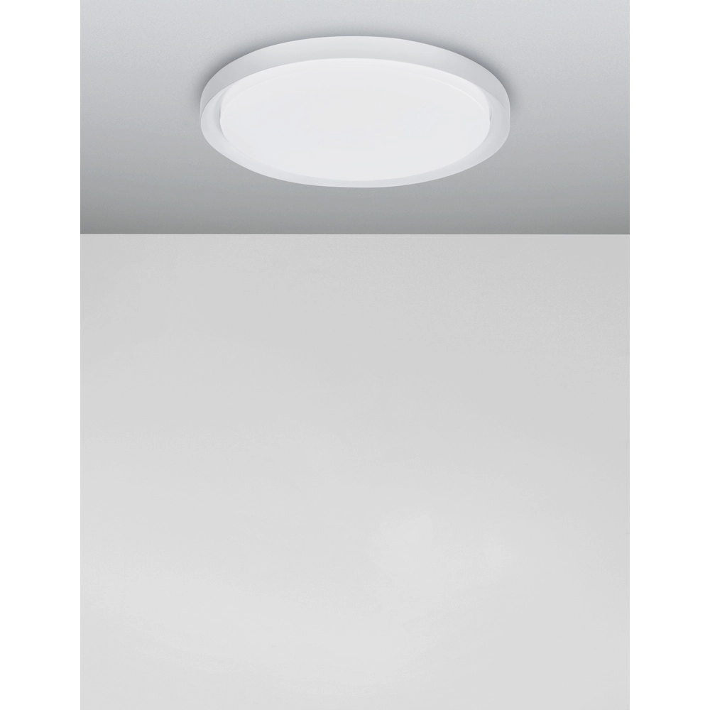 Plafonnier Troy blanc Ø 56cm Lyora 5212017425805