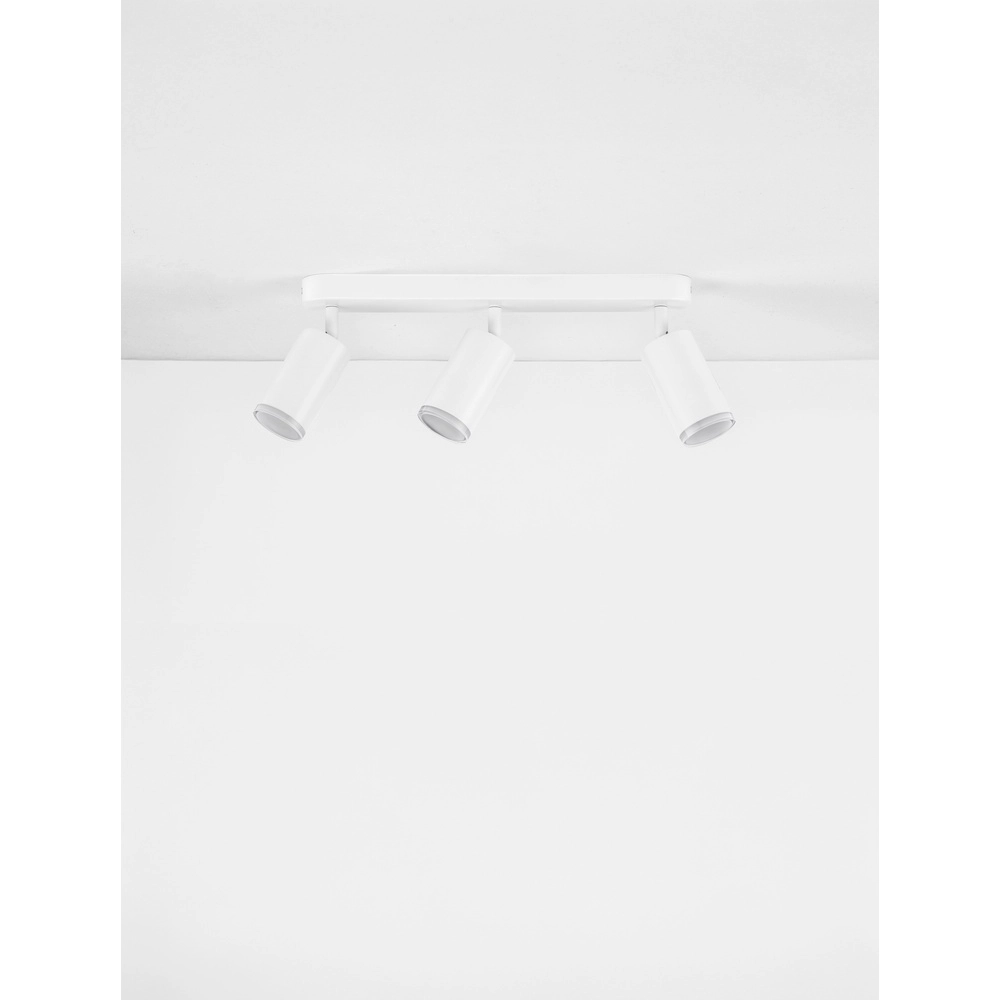 Spot monté en surface Mao 3 lumières blanc Lyora 5212017475305