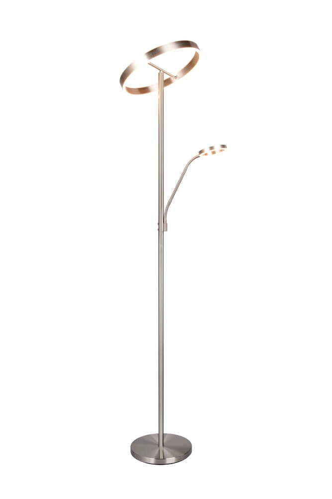 Lampe de lecture design Willis Acier inoxydable - 180 cm Trio 4017807618129