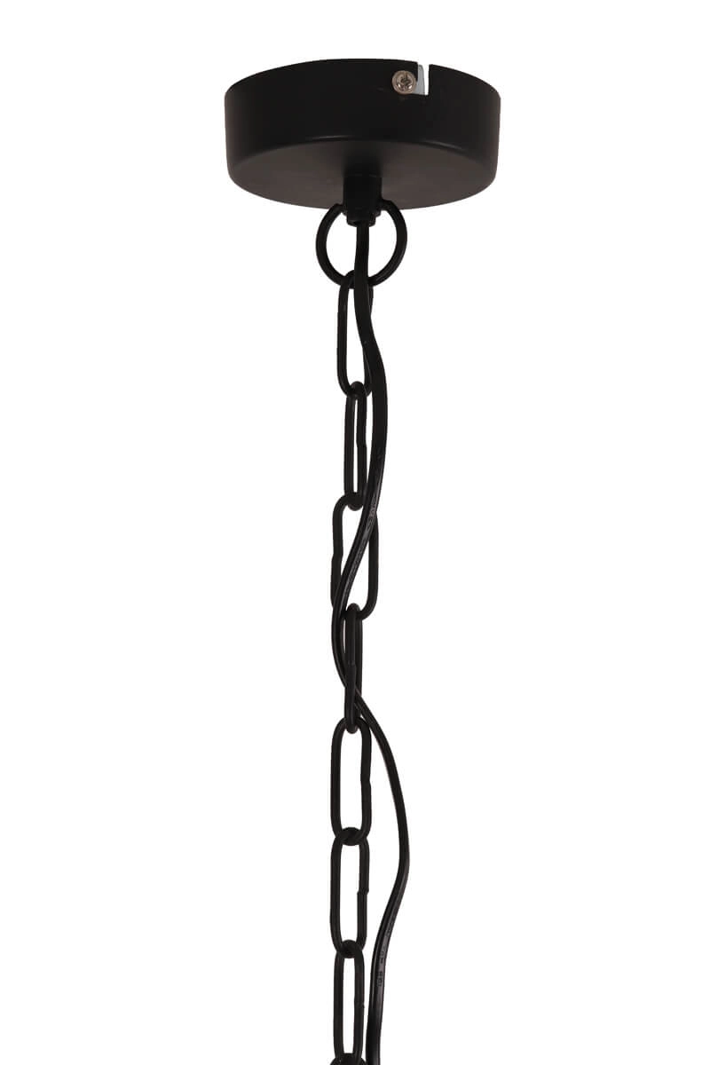 Lampe suspendue Country Kylie noir Ø 60cm Light & Living 8717807108922