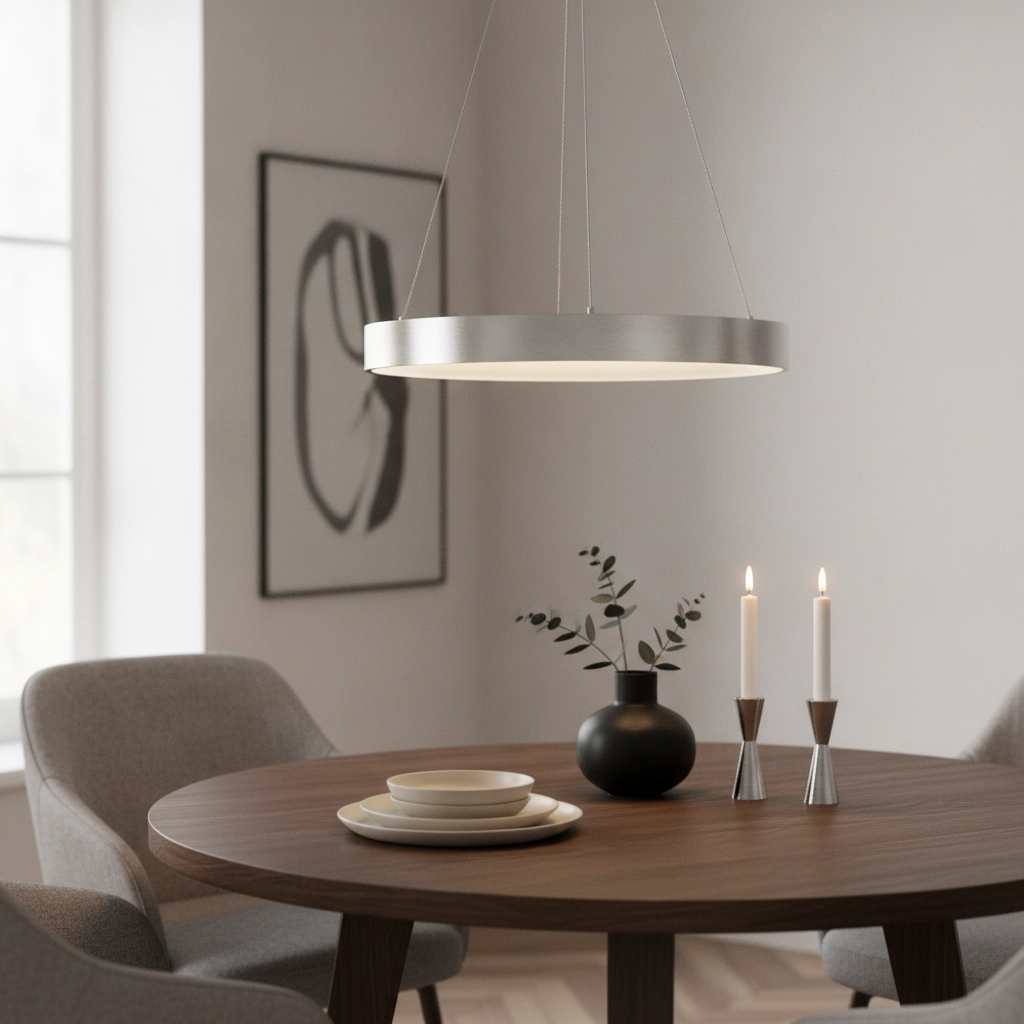 Suspension Rando Thin gris argenté Ø 60cm