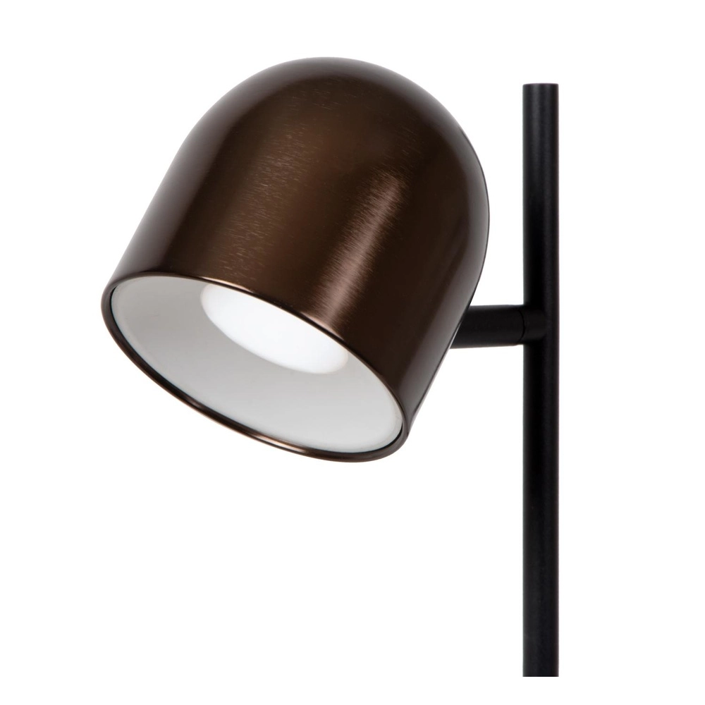 Lampe de table rechargeable Skanska Rech Café brun Lucide 5411212032140