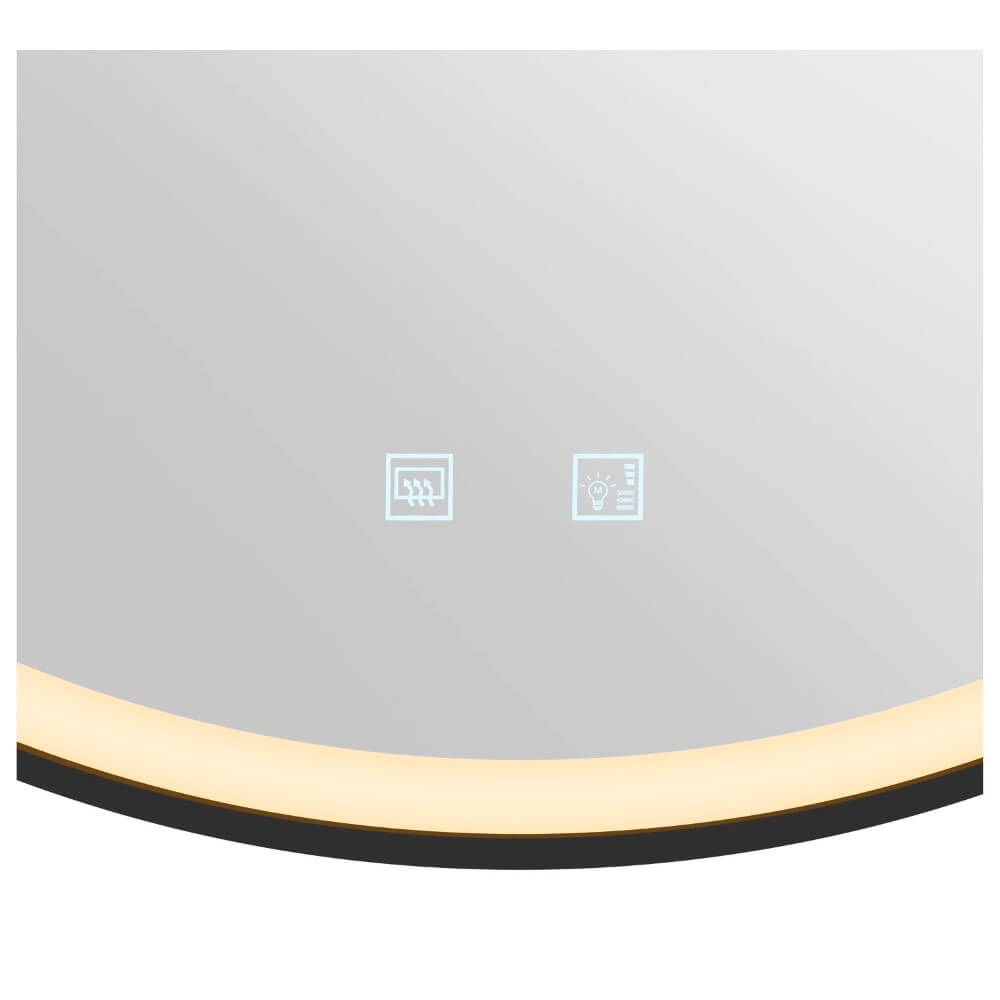 Applique miroir Trukko Noir - Ø 80cm SLV 4024163274753
