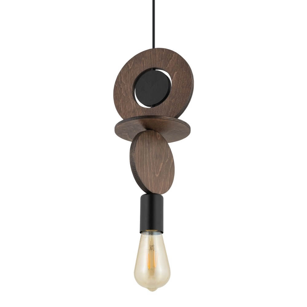 Suspension design Drops Wood C 1-bois clair Lyora 5903139111751
