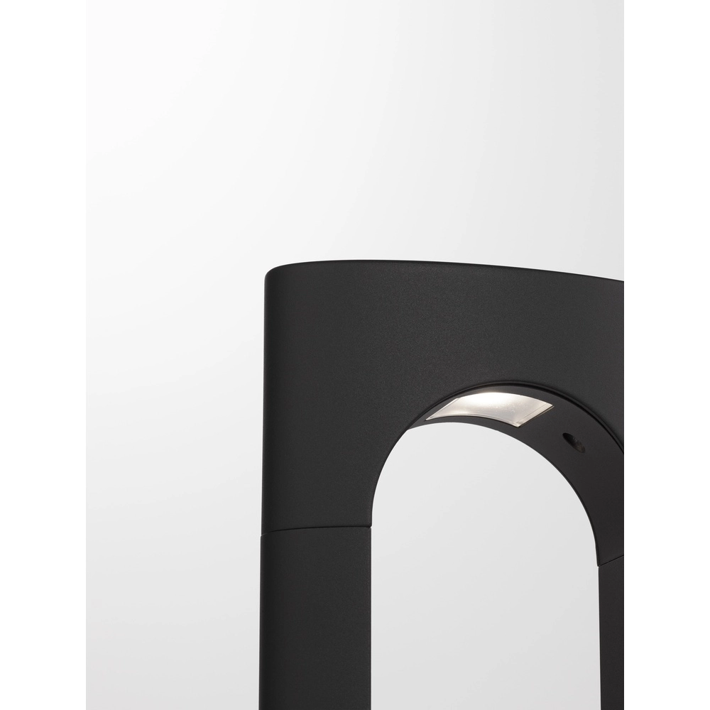 Lampe de jardin design Portal anthracite 30cm Lyora 5212017434678
