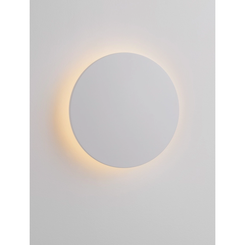 Applique murale ronde Copper blanc Ø 18cm