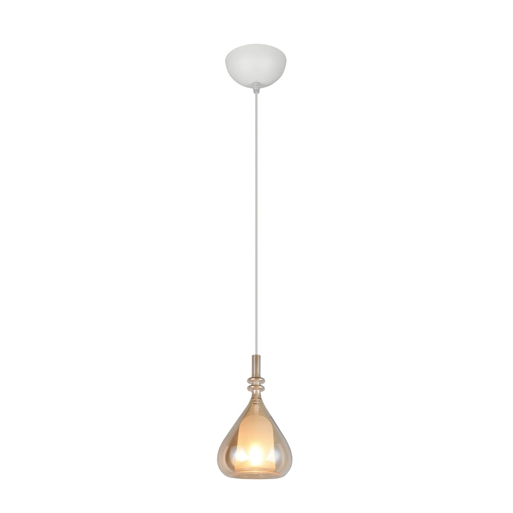 Lampe suspendue Aldea Ø 12 cm de blanc