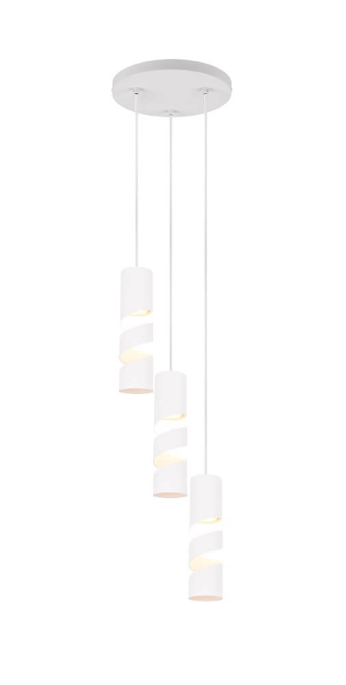 Lampe suspendue tube vide Stream blanc Lampe suspendue tube vide Stream blanc
