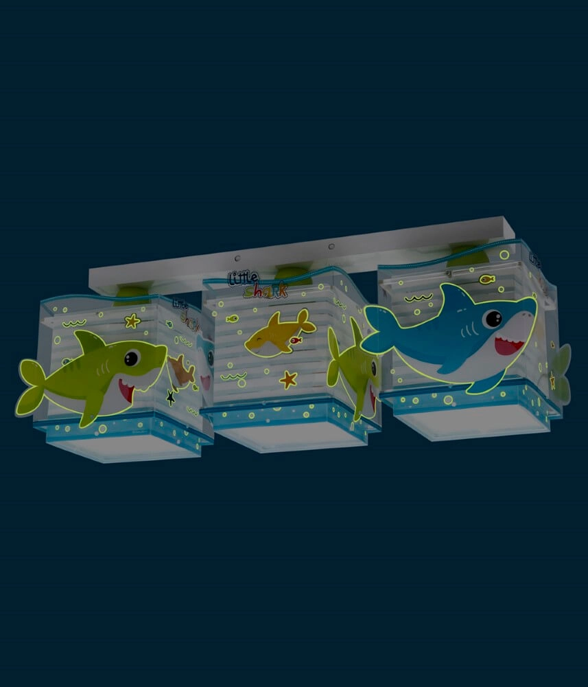 Plafonnier 3 lumières Little Shark Dalber 8420406634739