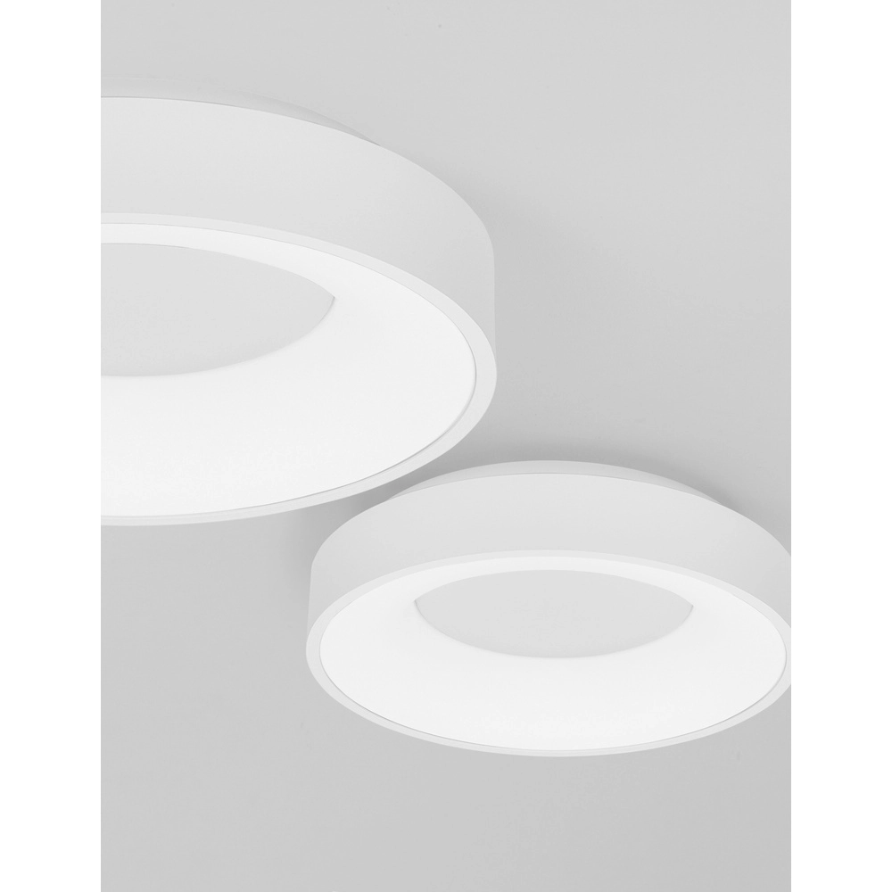 Plafonnier Rando Thin blanc Ø 38cm Lyora 5212017420022