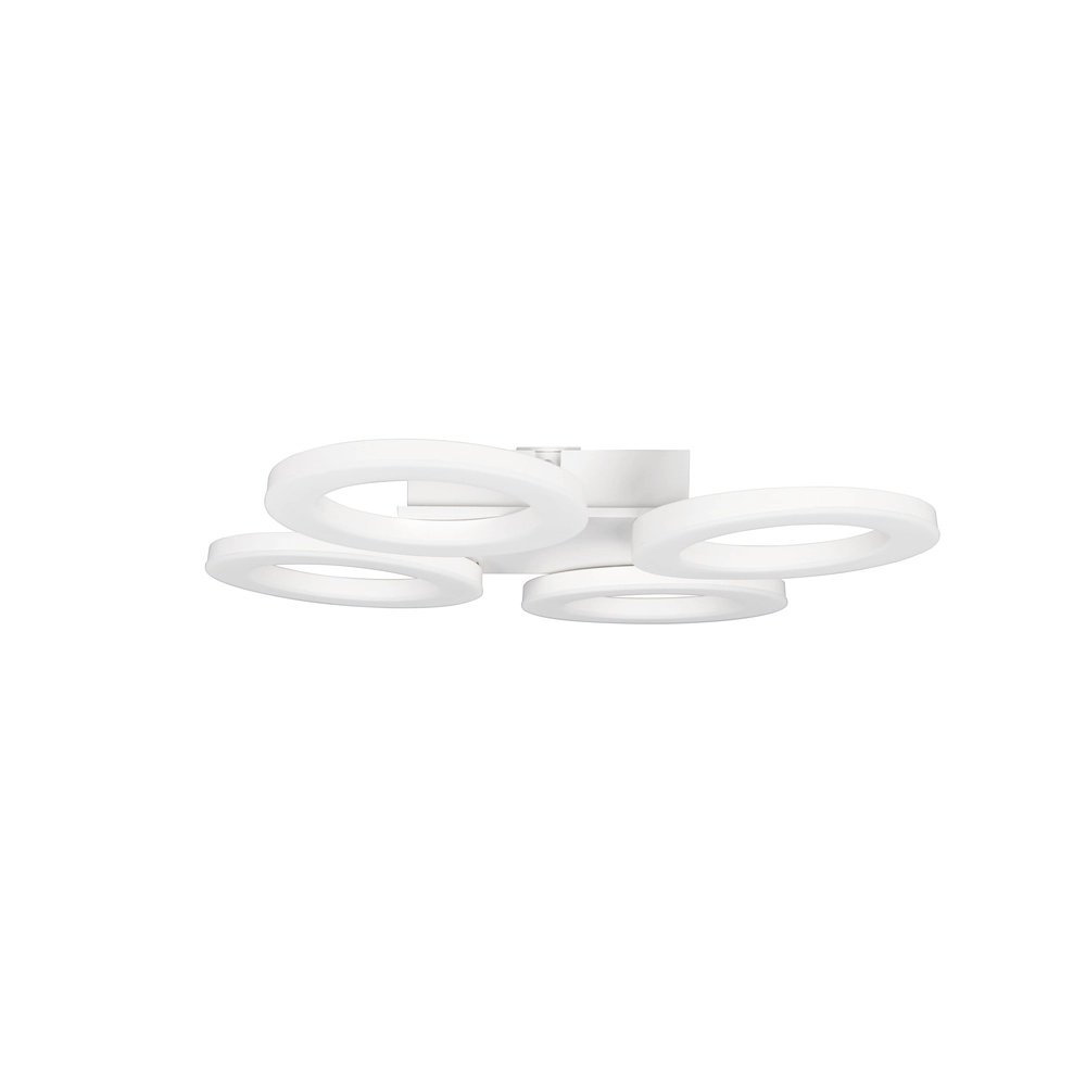Lampe de plafond à design Cemi Rond blanc Trio 4017807704365