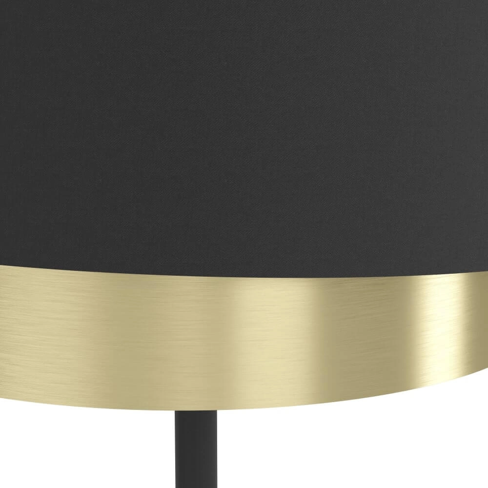 Lampe écran noir avec or Manderline Ø 45 cm Stars of Light 9002759399276