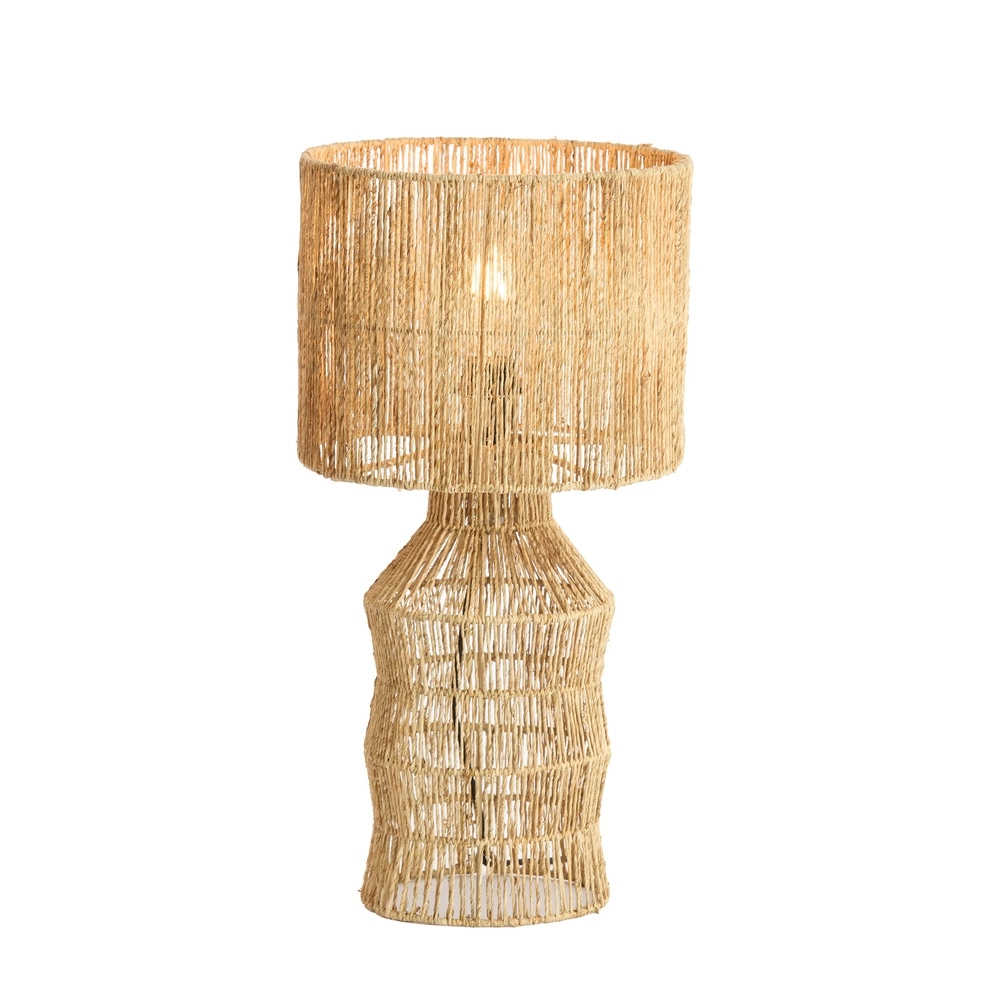 Lampe de table en jute Tidea Ø ombre de 28 cm Light & Living 8717807836702