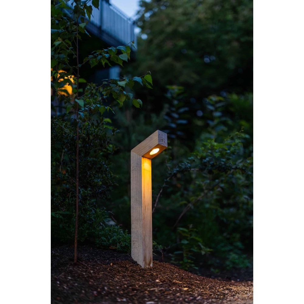 Éclairage de chemin en bois Punto Accoya - 100cm - 2700K