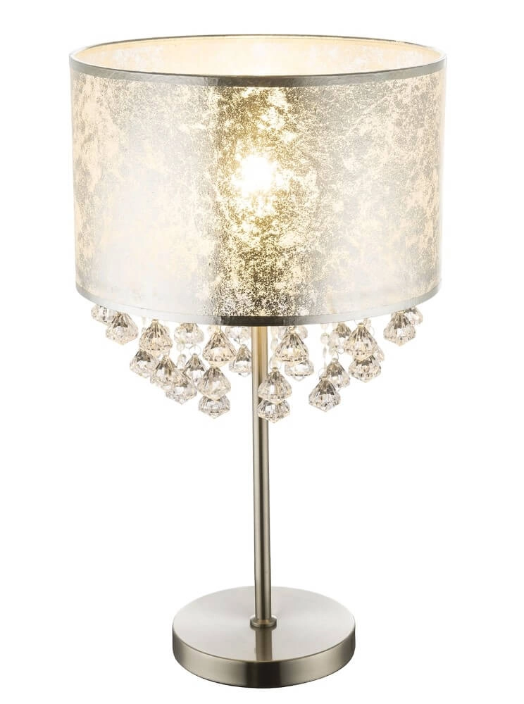 Lampe de table argentée Amy I Lampe de table argentée Amy I