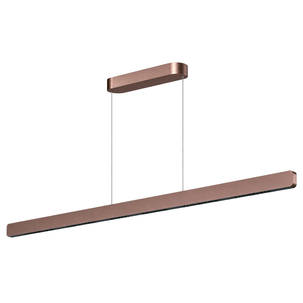 Lampe suspendue Kaia 160 cm d’or pourpre