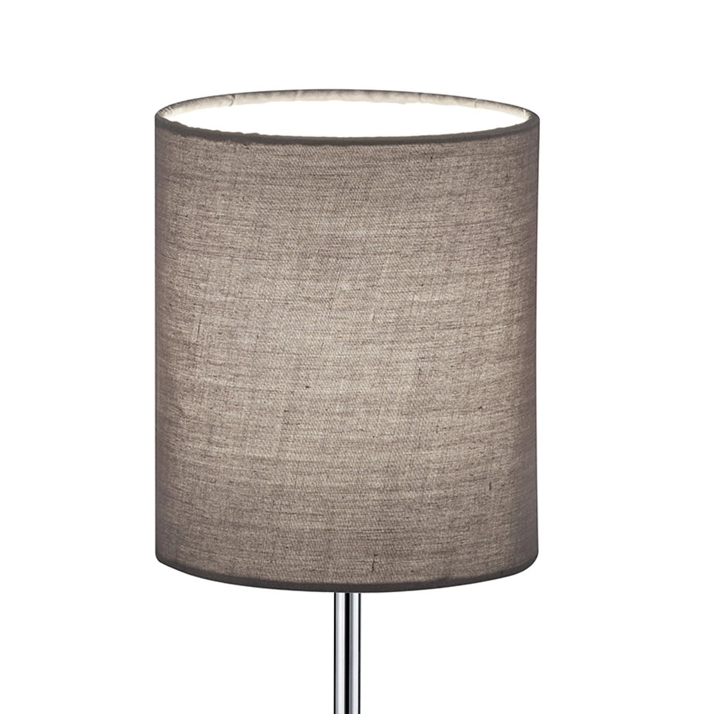 Lampe de table abat-jour Jerry gris Trio 4017807369663