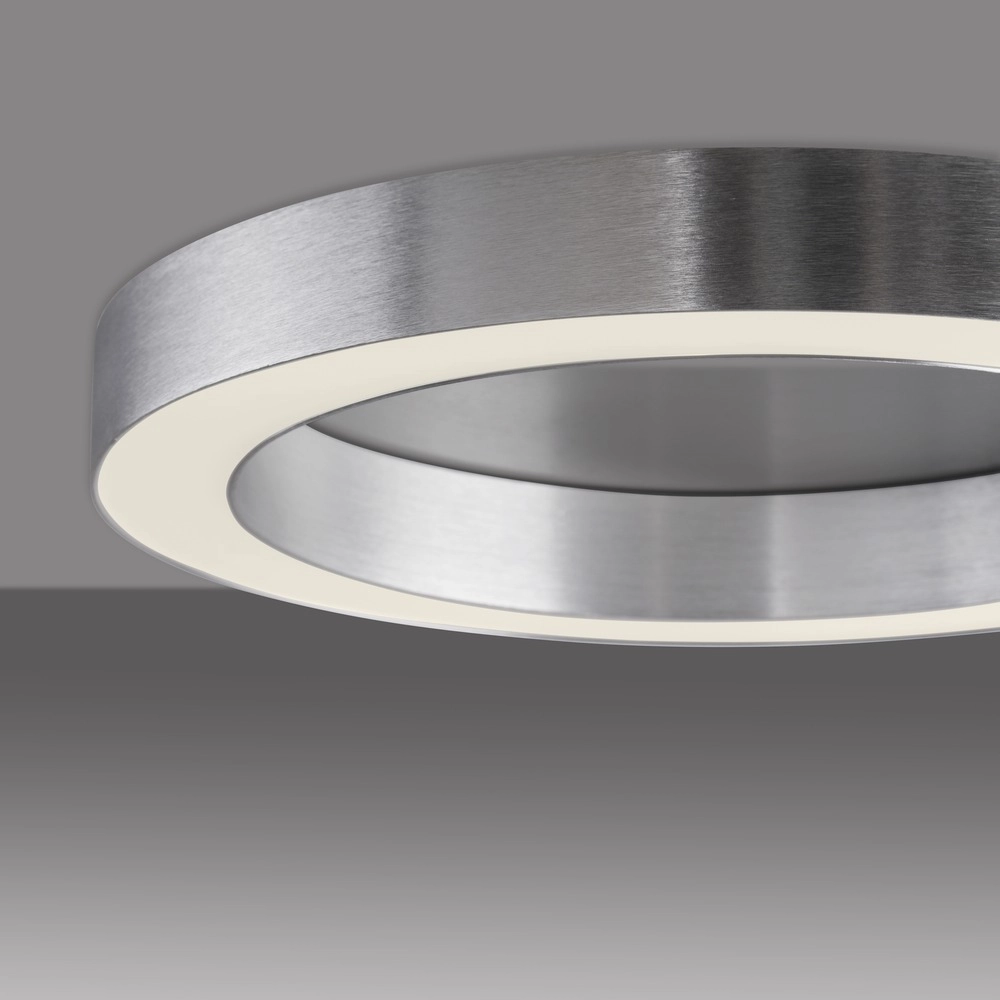 Lampe de plafond LED élégante Pure Lines Round Ø 35 cm - losange Paul Neuhaus 4012248395233