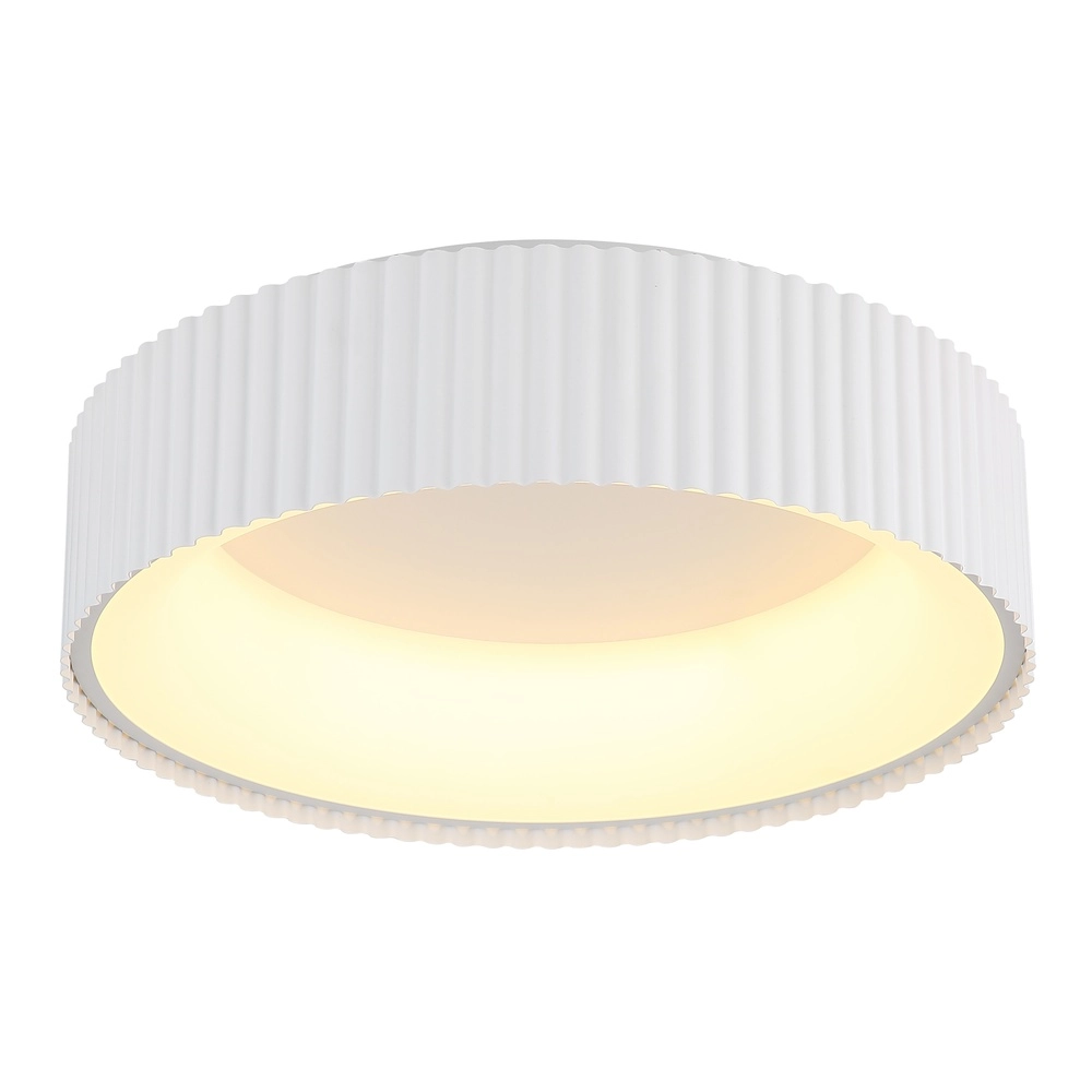 Lampe de plafond Kemp blanc Ø 46 cm Globo 9007371578269