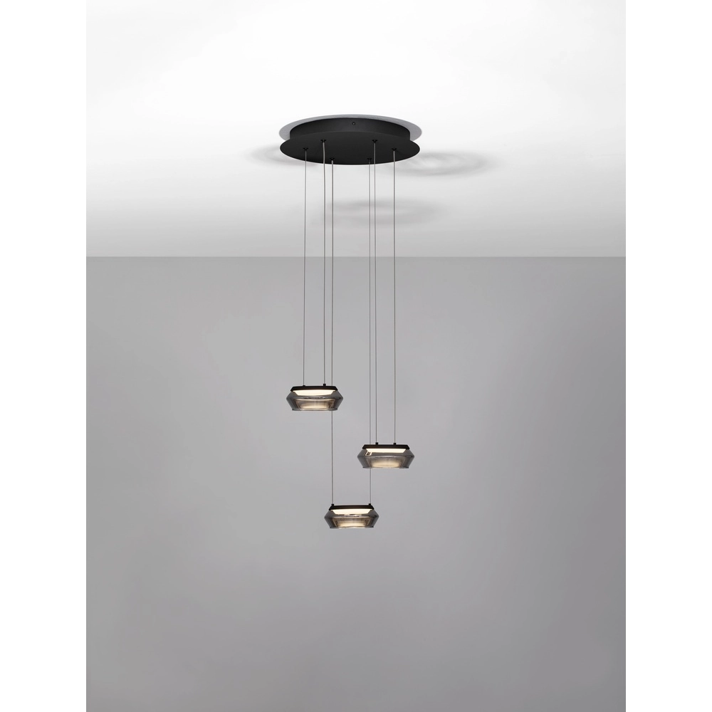 Suspension élégante Jailyn 3 lumières Lyora 5212017468390