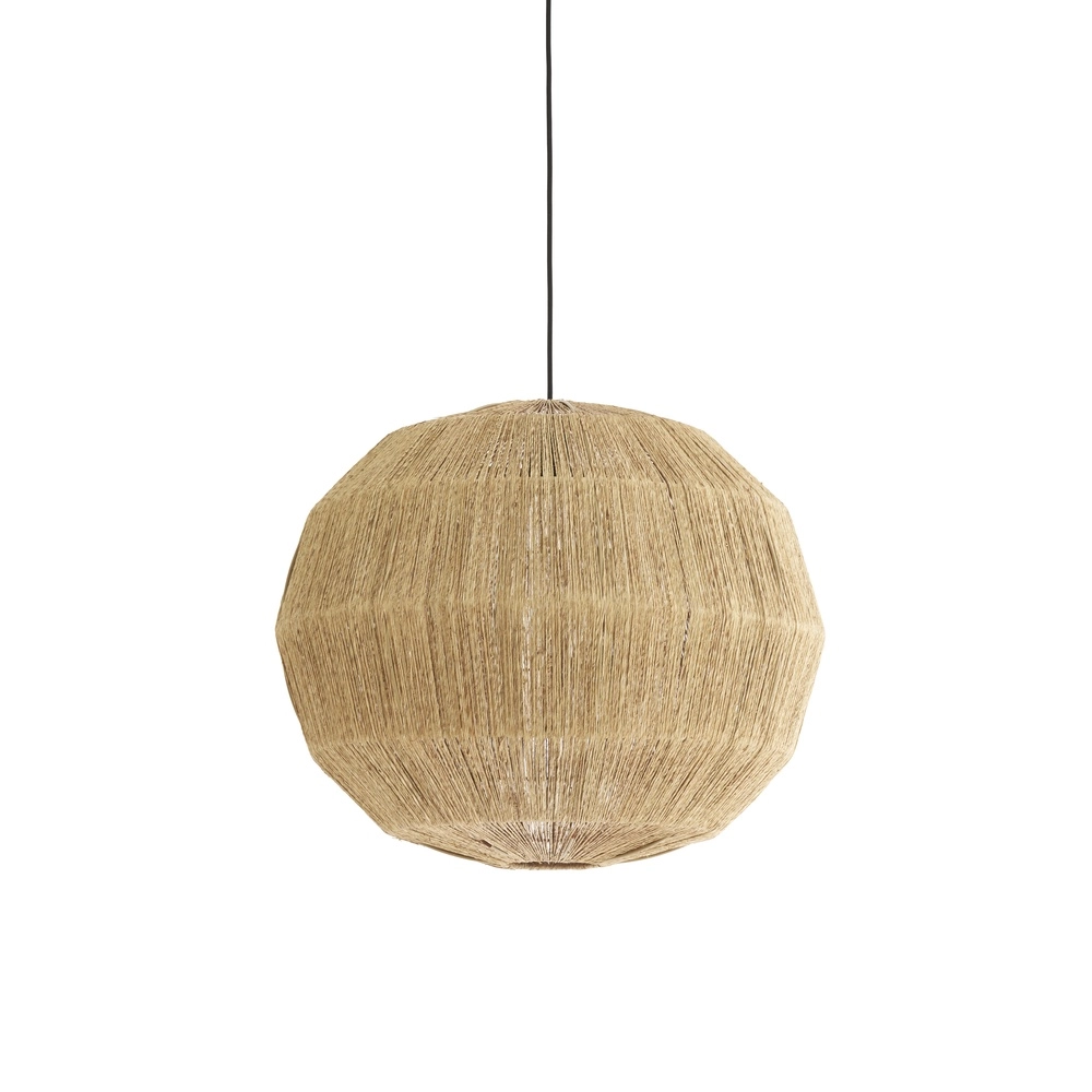 Lampe suspendue en jute Junna Ø 60cm - 1x E27