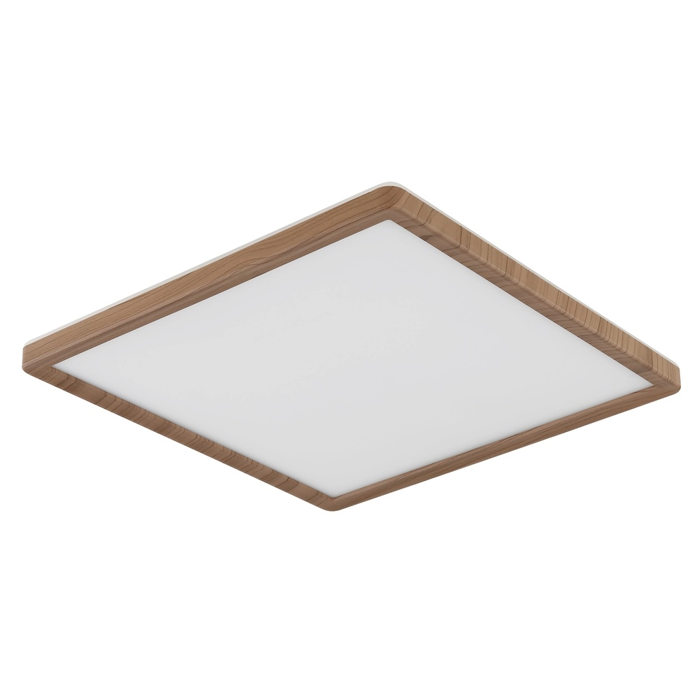 Éclairage de plafond Sapana bois carré 29,4 cm Globo 9007371448432