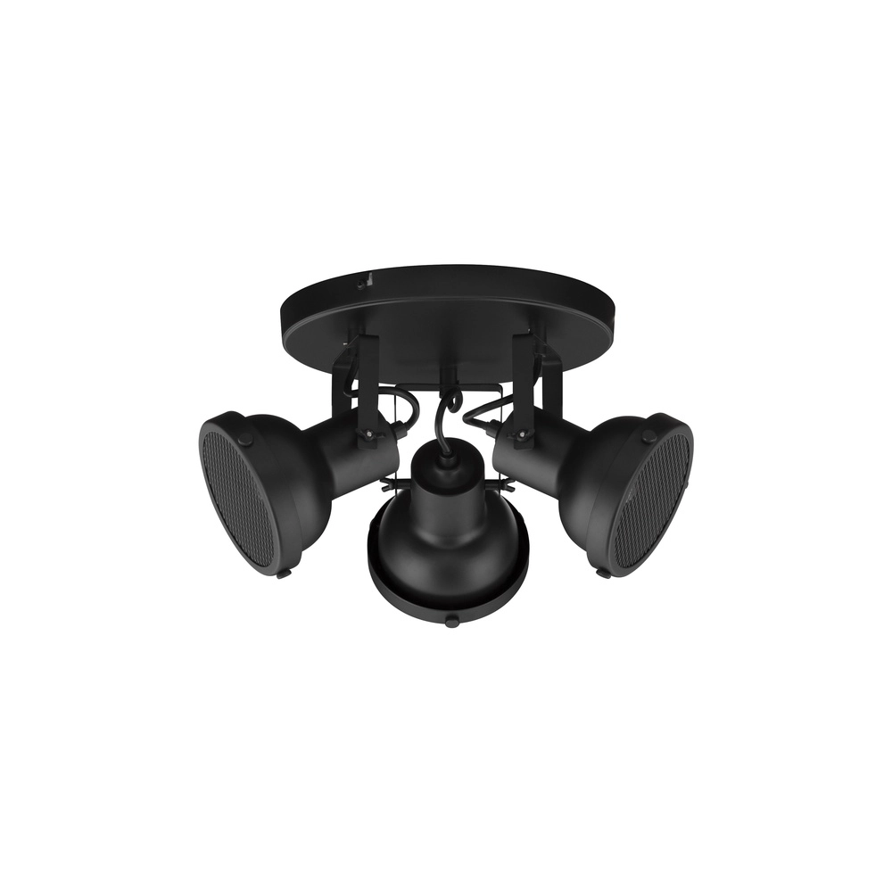 Plafonnier Ruvi 3 lumières noir Lyora 5212017446374