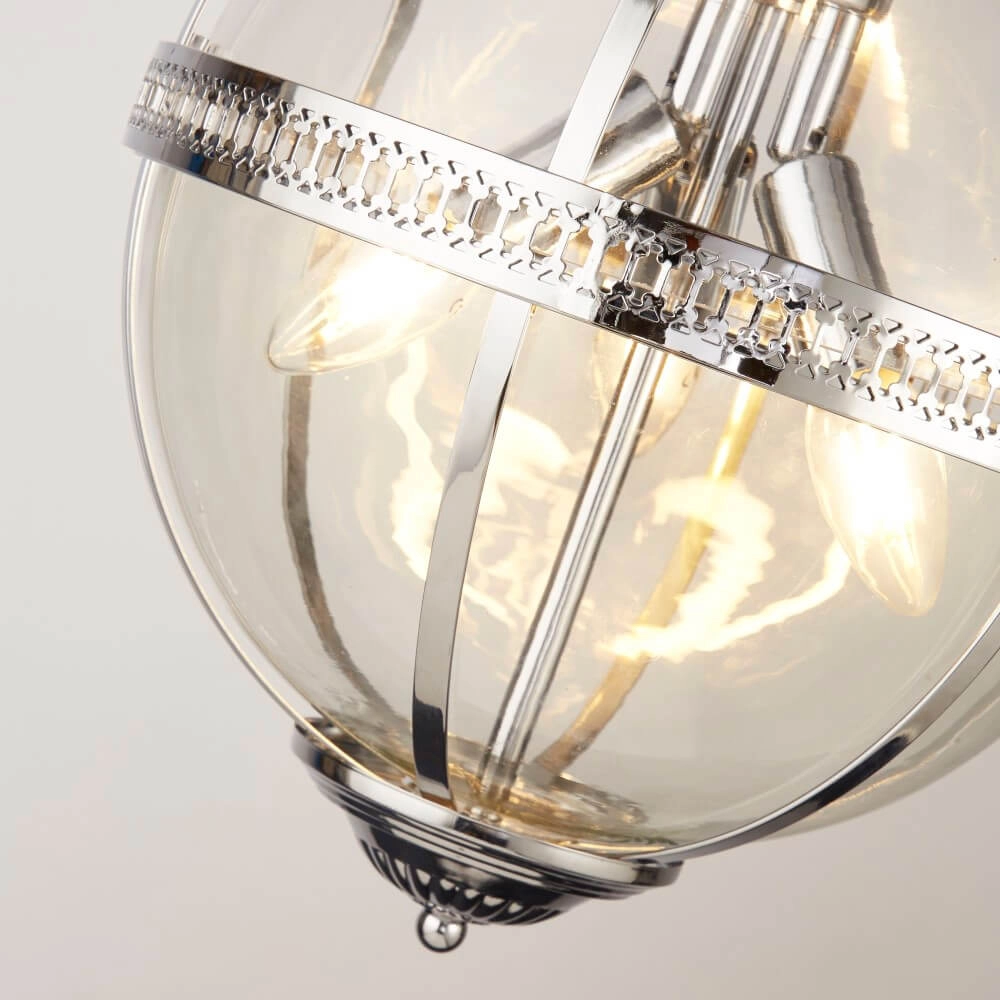 Lampe suspendue classique Coronet chrome Searchlight 5053423243061