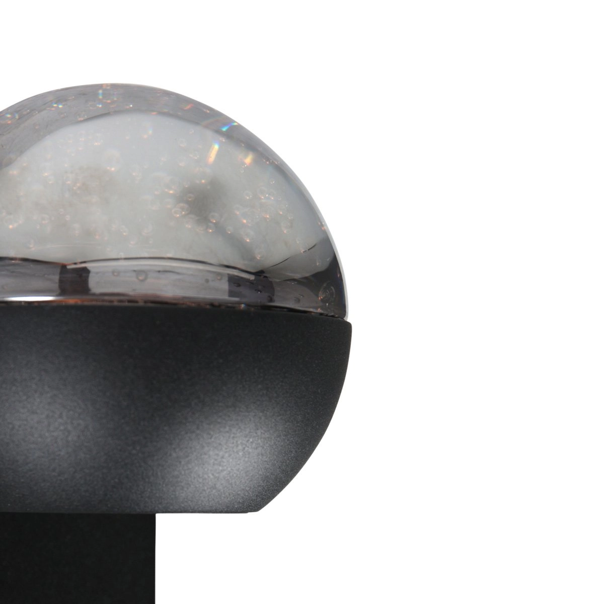 Lampe murale LED Belluno noir avec verre - ajustable Steinhauer 8712746183948