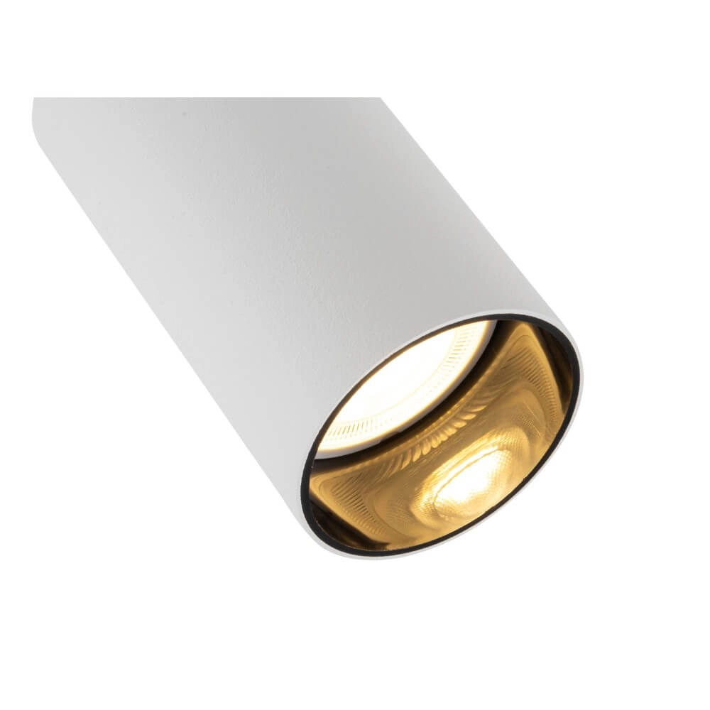 Spot double en saillie Kami Double blanc avec du noir SLV 4024163288705
