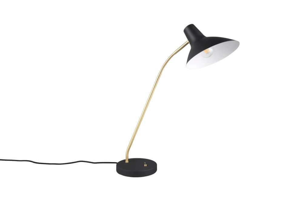 Lampe de bureau élégante Traveller noir Trio 4017807613711