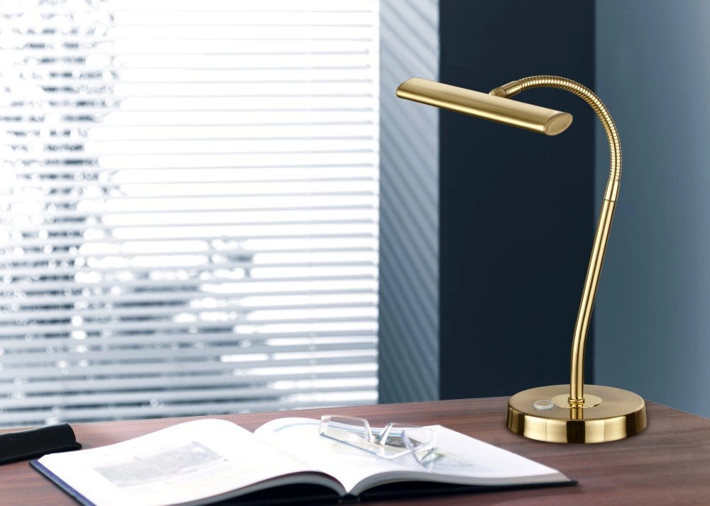 Lampe de lecture led Curtis laiton mat Trio 4017807275339