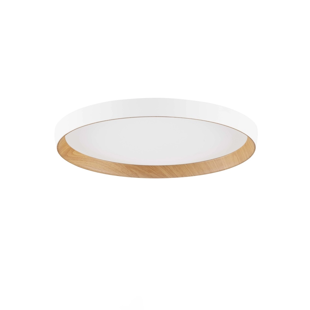 Plafonnier Vomos blanc Ø 40cm Lyora 5212017448750