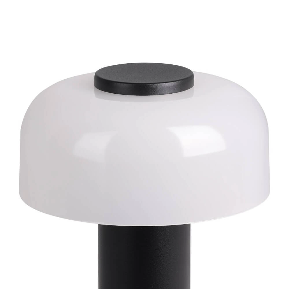 Lampe de table design Ponente noir avec du blanc Eglo 9008606297870