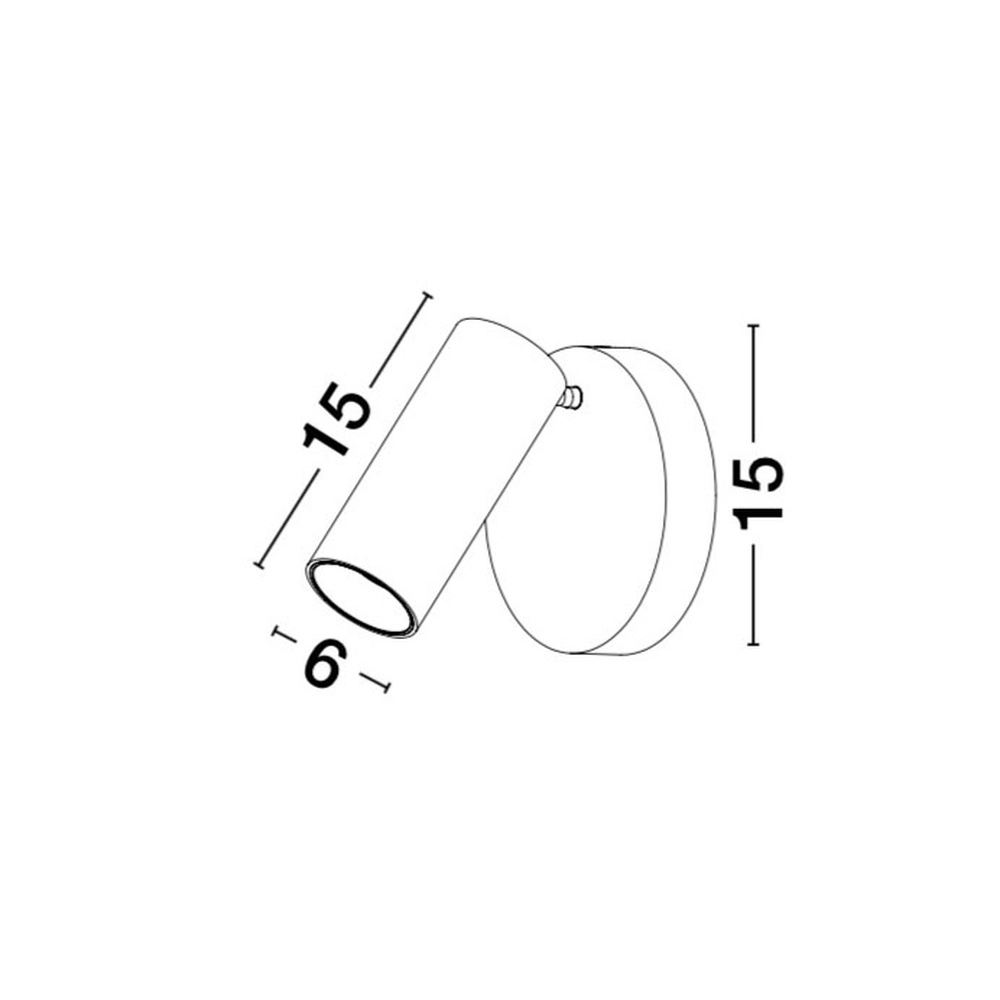 Applique murale design Umberto blanc Lyora 5212017410085