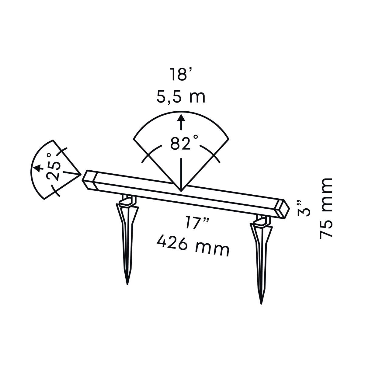 12 volts EVO FLOOD In-lite 8717051005268
