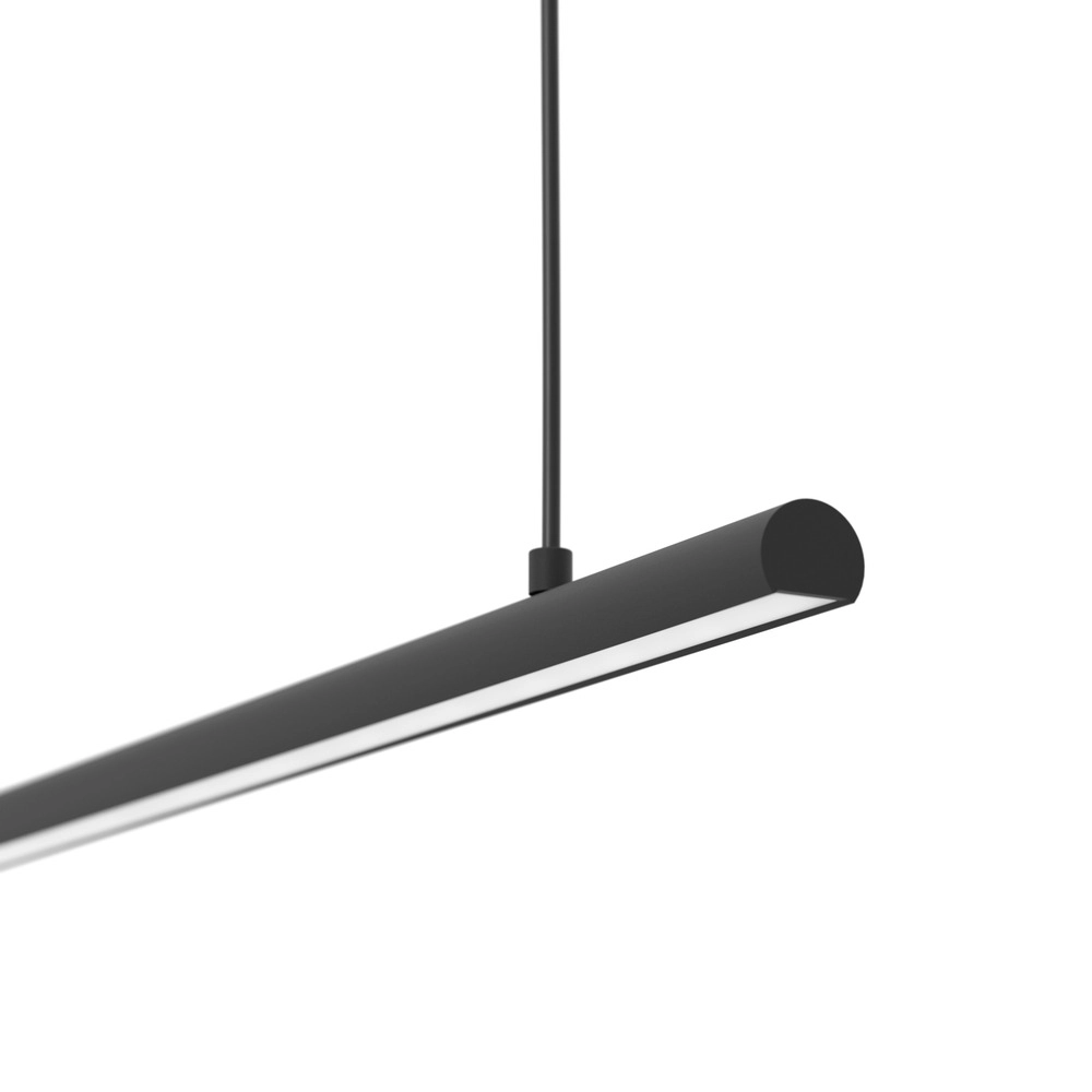 Lampe suspendue intelligente Flatron-Z noir 100,5 cm Eglo 9008606390571