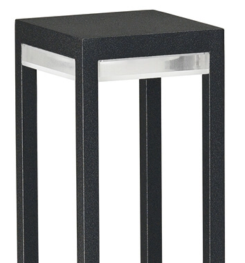 Lampe de terrasse LED Poast 70 cm - noir Albert 4007235622805