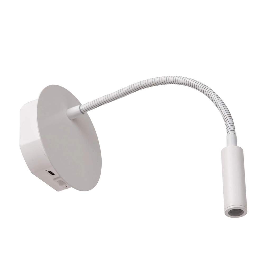 Lampe murale rechargeable Jolijn Lampe de chevet blanche Lucide 5411212771391
